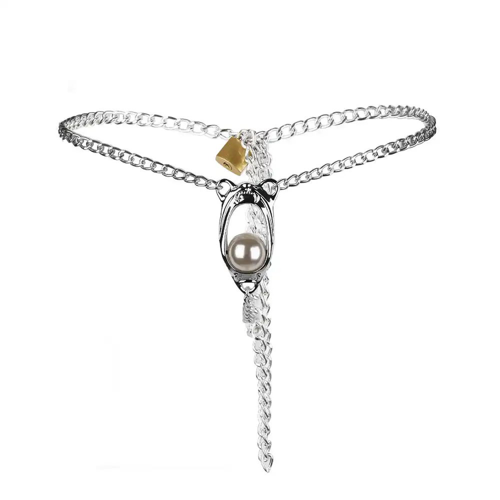 metal chastity belt with lock
