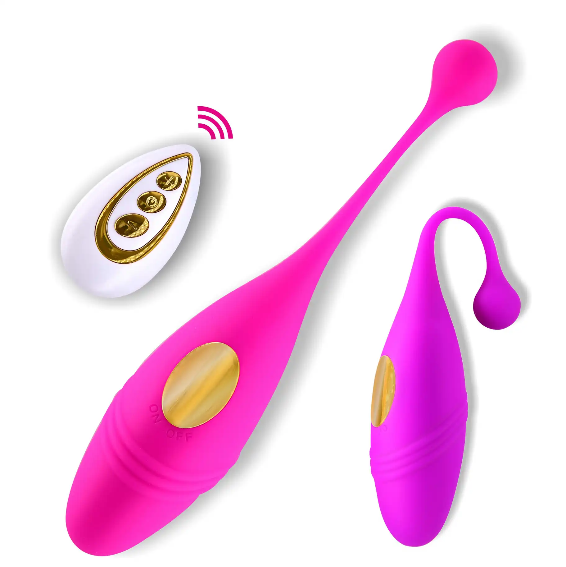 Wireless remote control wearable vibrator