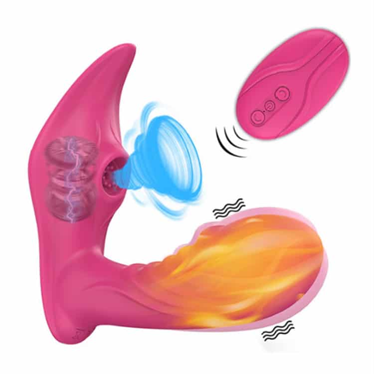 heatable wearable sucking vibrator