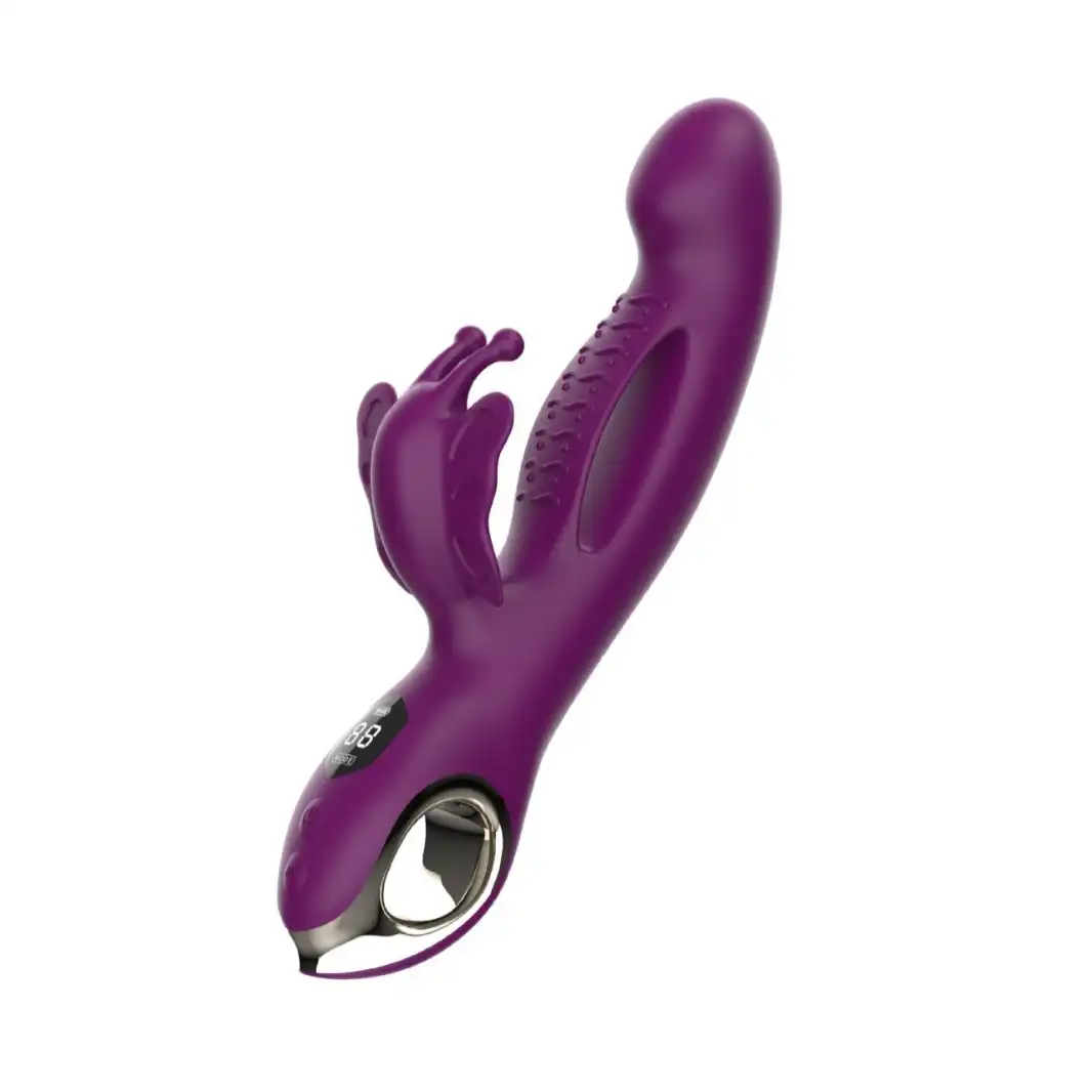 Dark purple butterfly vibrator