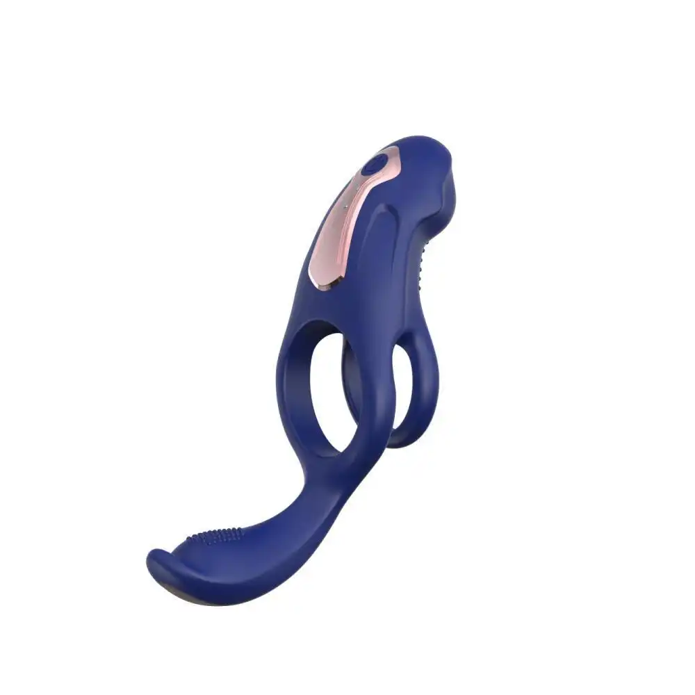 Blue remote control couples vibrator