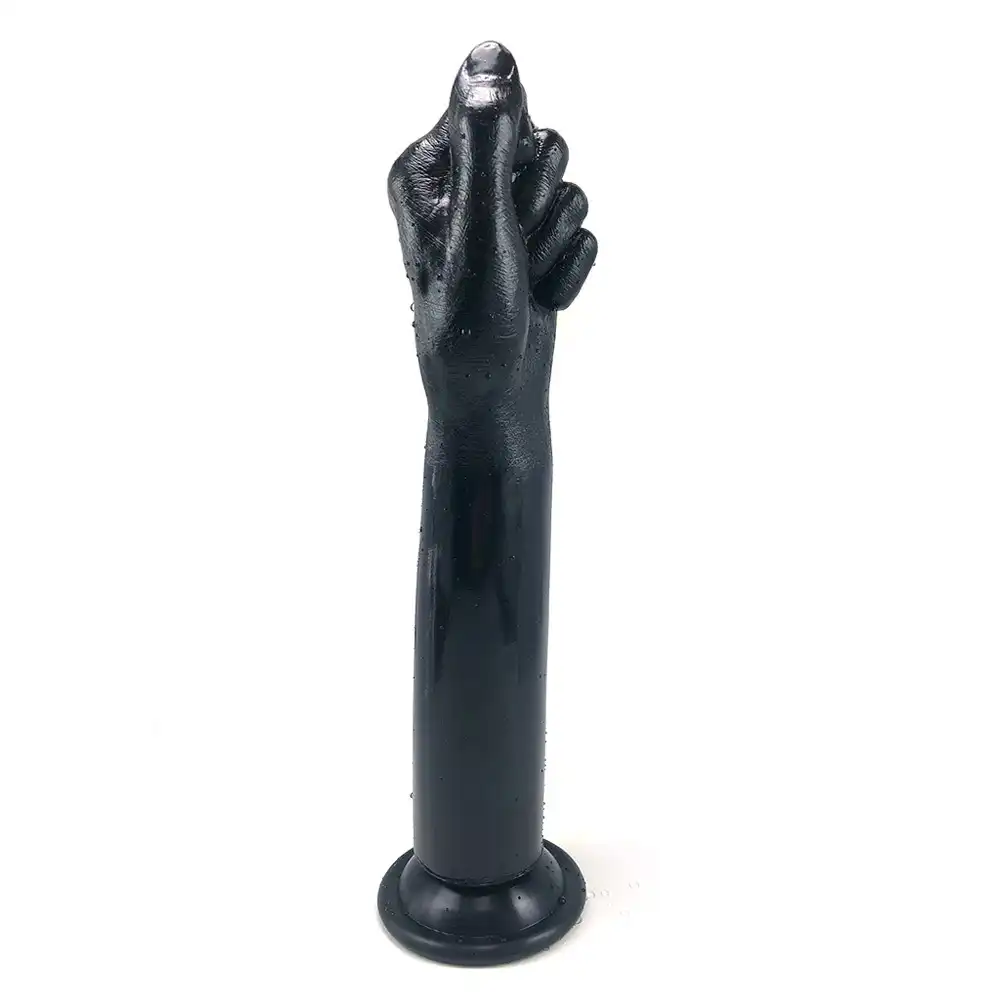 Long Black Fist Dildo