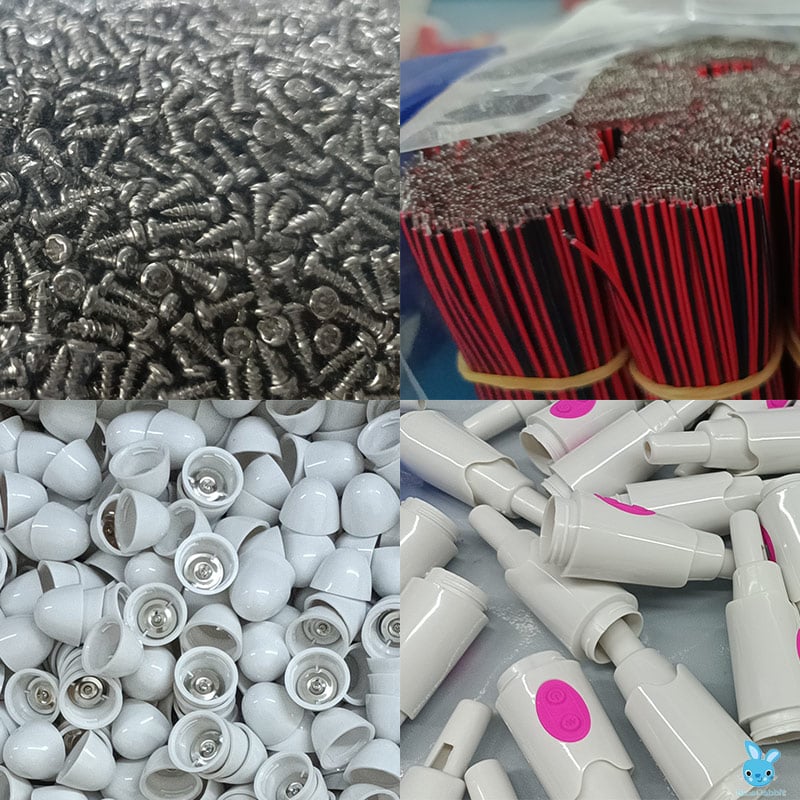 Vibrator accessories and product assembly