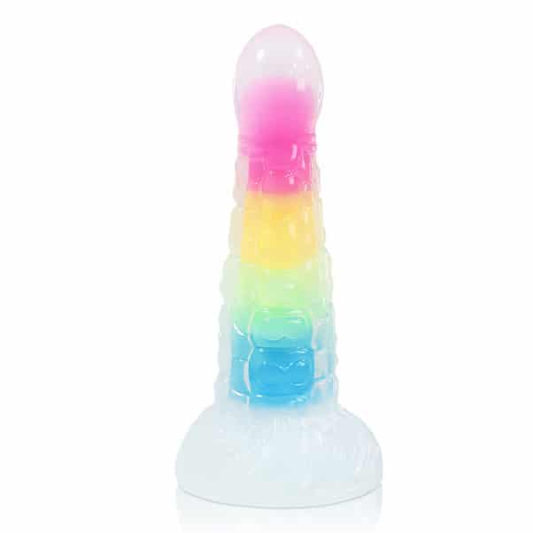 Transparent Outer Layer Dual-Layer Glow-in-the-Dark Tentacle Dildo F-NHHC-MFB
