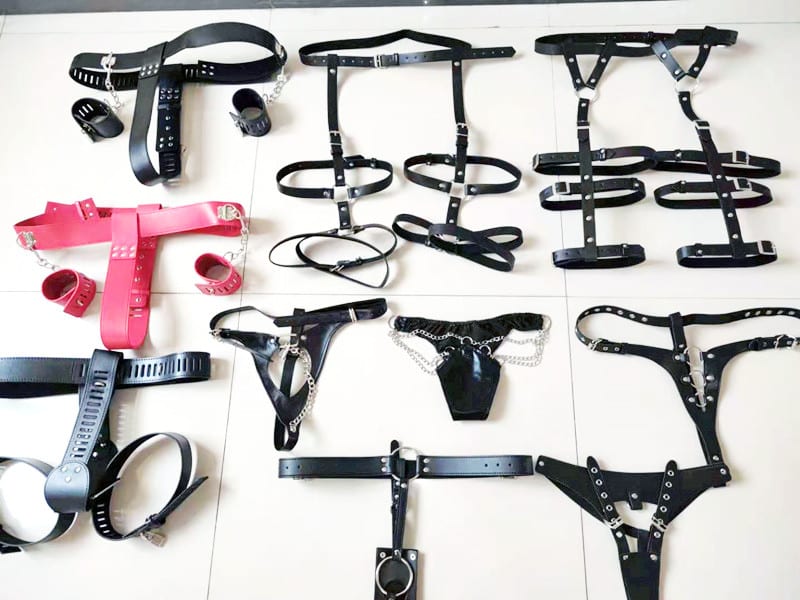 Chastity Devices in Different Colors