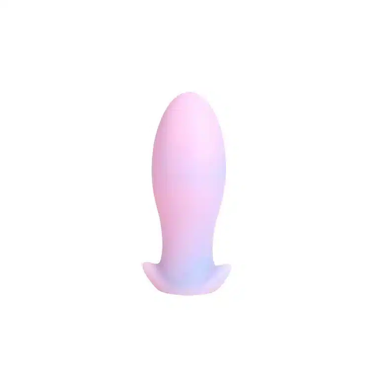 Liquid silicone glow-in-the-dark butt plug