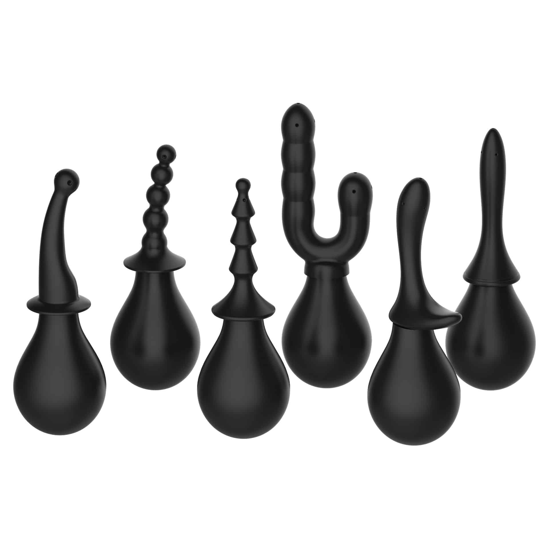 Variety black anal douches