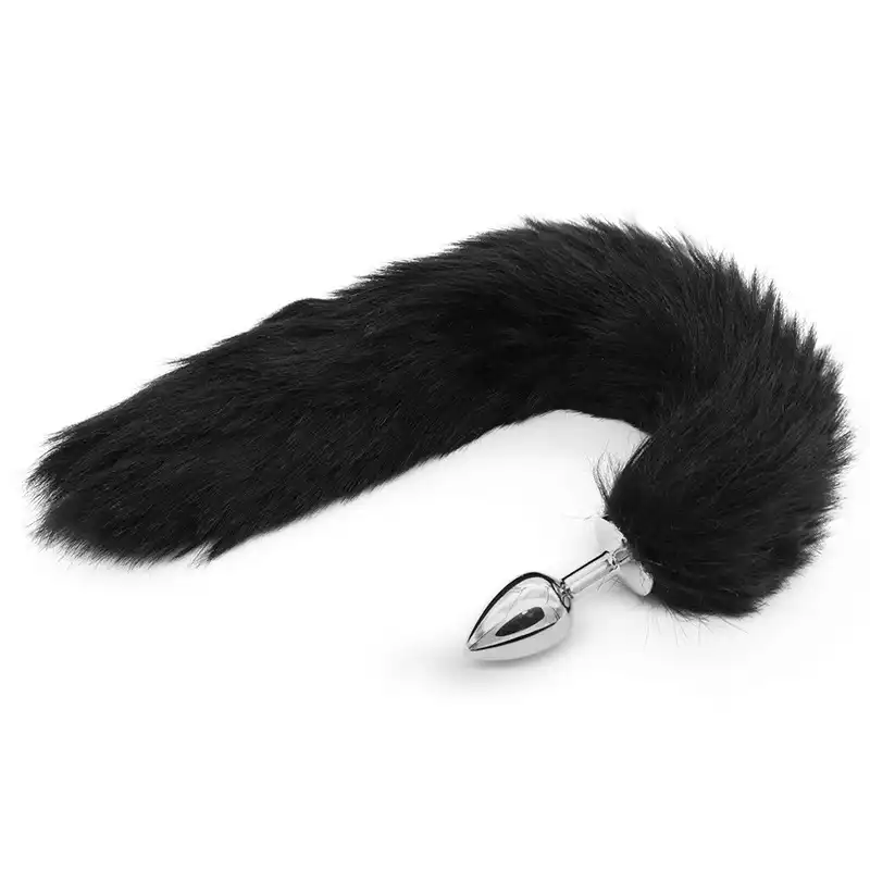 Black Cat Tail Anal Plug