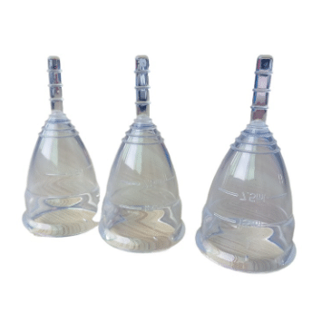 Translucent small menstrual cup