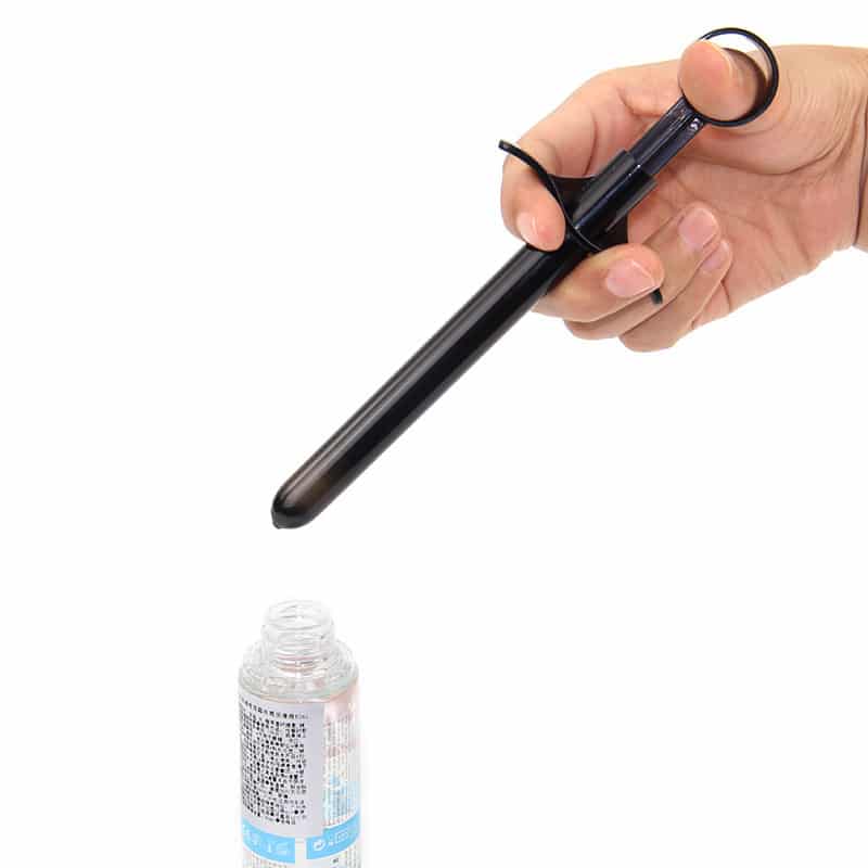 Lubricant Applicator syringe for anal sex