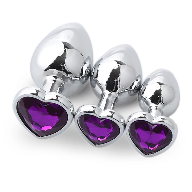 Heart end butt plug