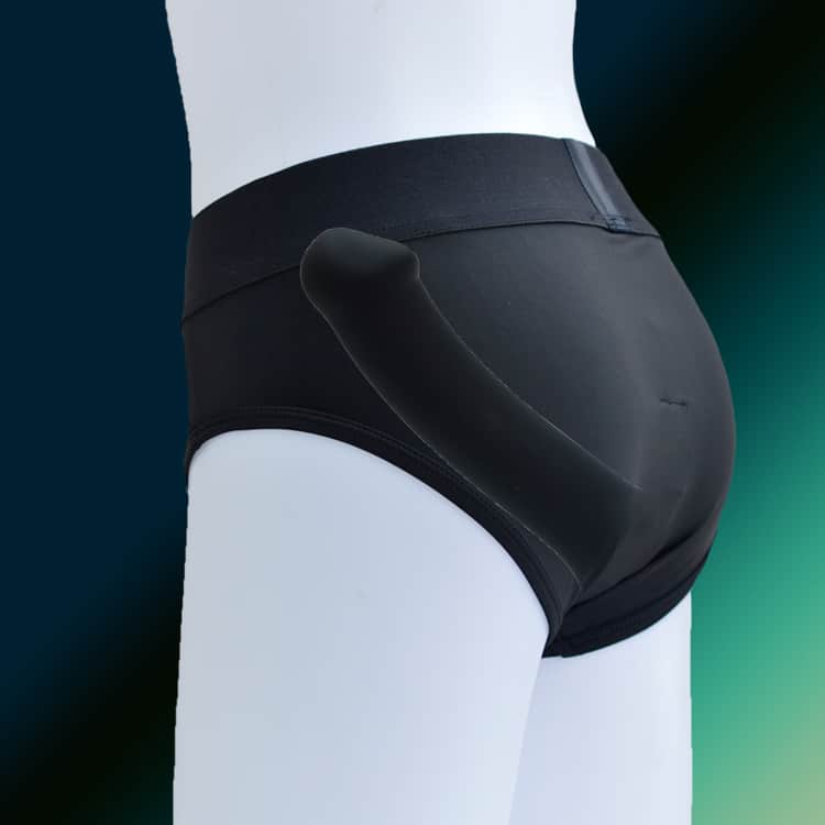 BDSM panties with inner dildo
