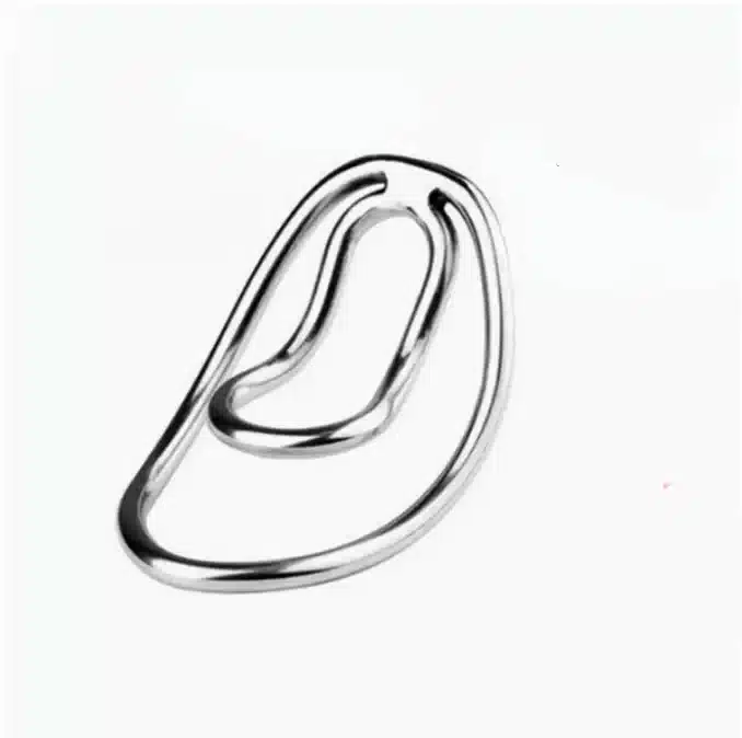 Metal penis clamp chastity lock