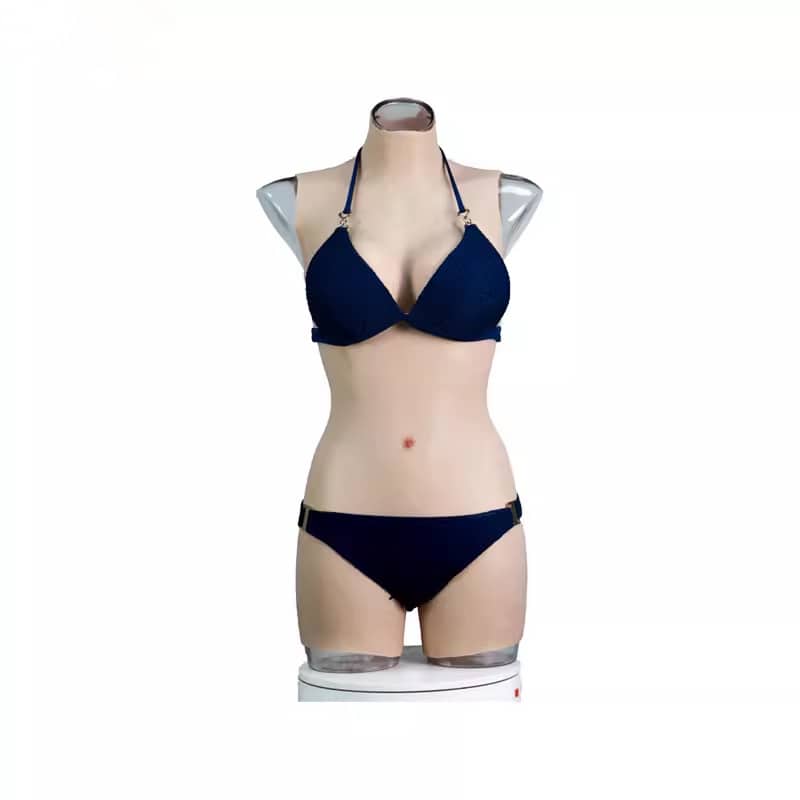 Sleeveless Mid-thigh Silicone Full Body Suit MTF HN-WXLT
