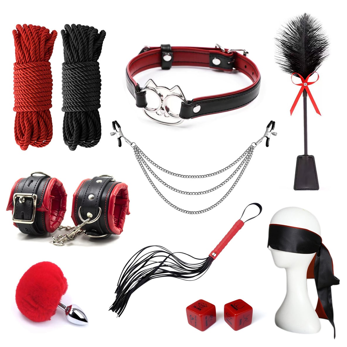 10pcs/set BDSM Kit