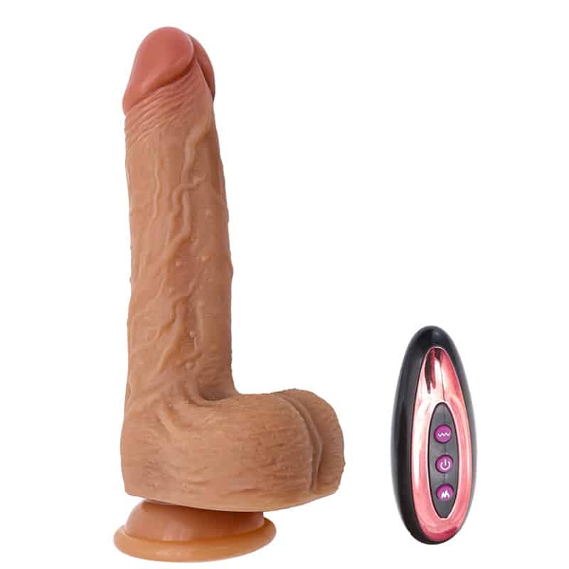 10 Frequency vibration thrusting dildo