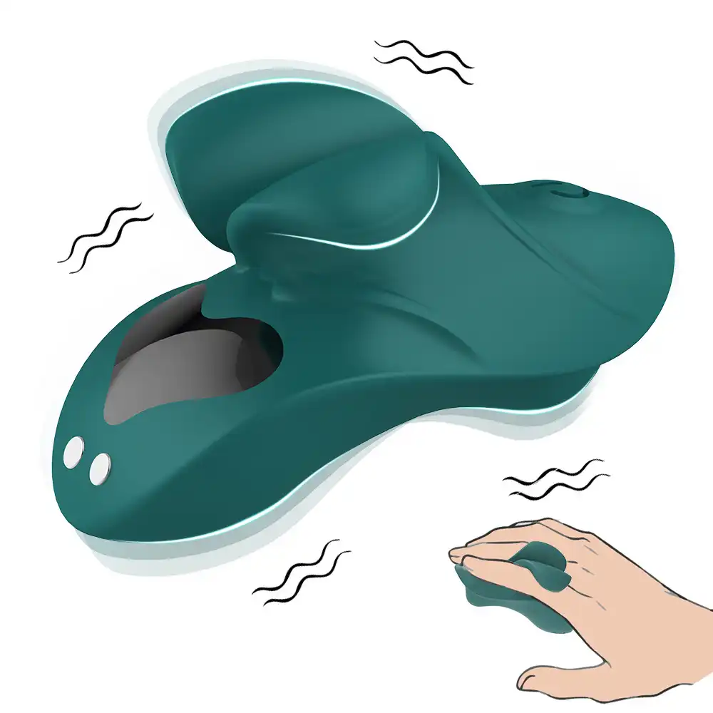 Green finger vibration massager