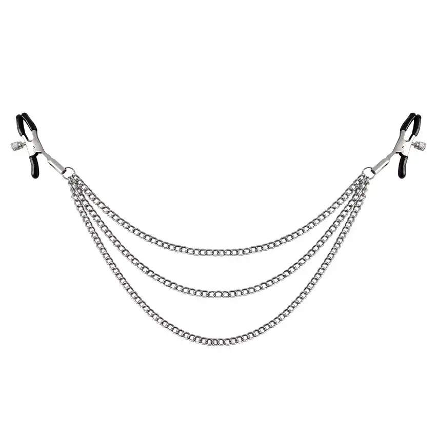 Nipple clamps with multi-chains