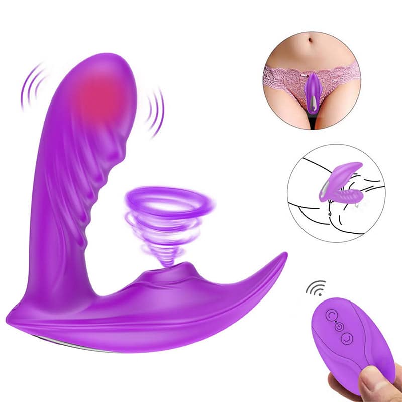 Bluetooth controlled wearable dildo for female