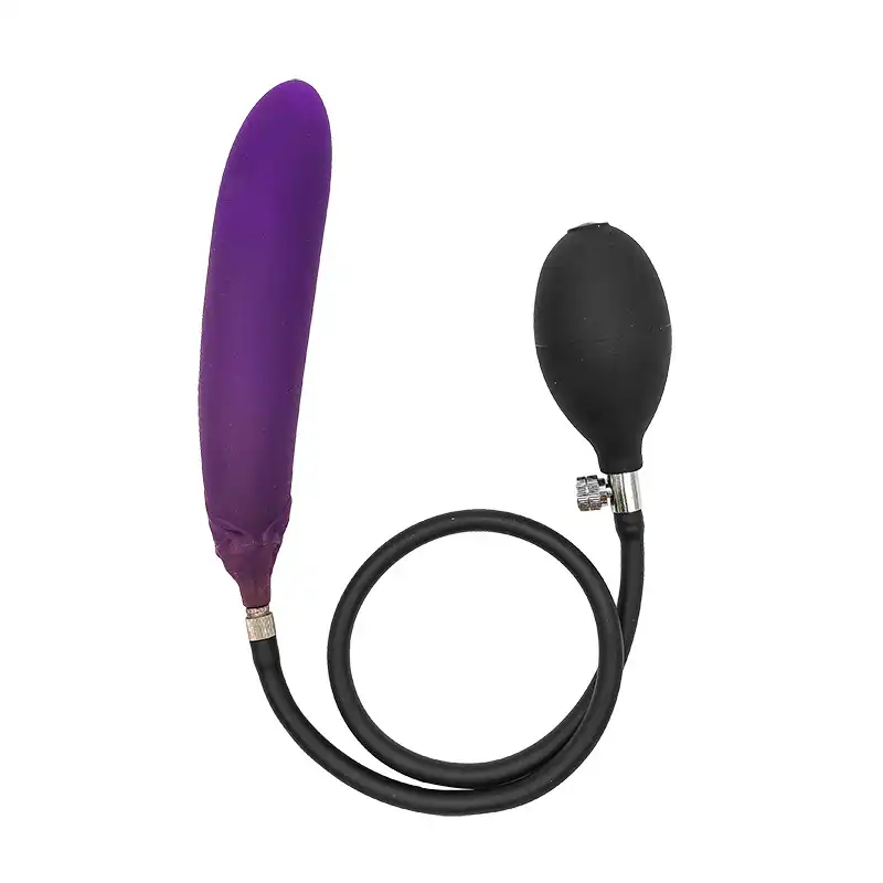 Eggplant Inflatable Dildo