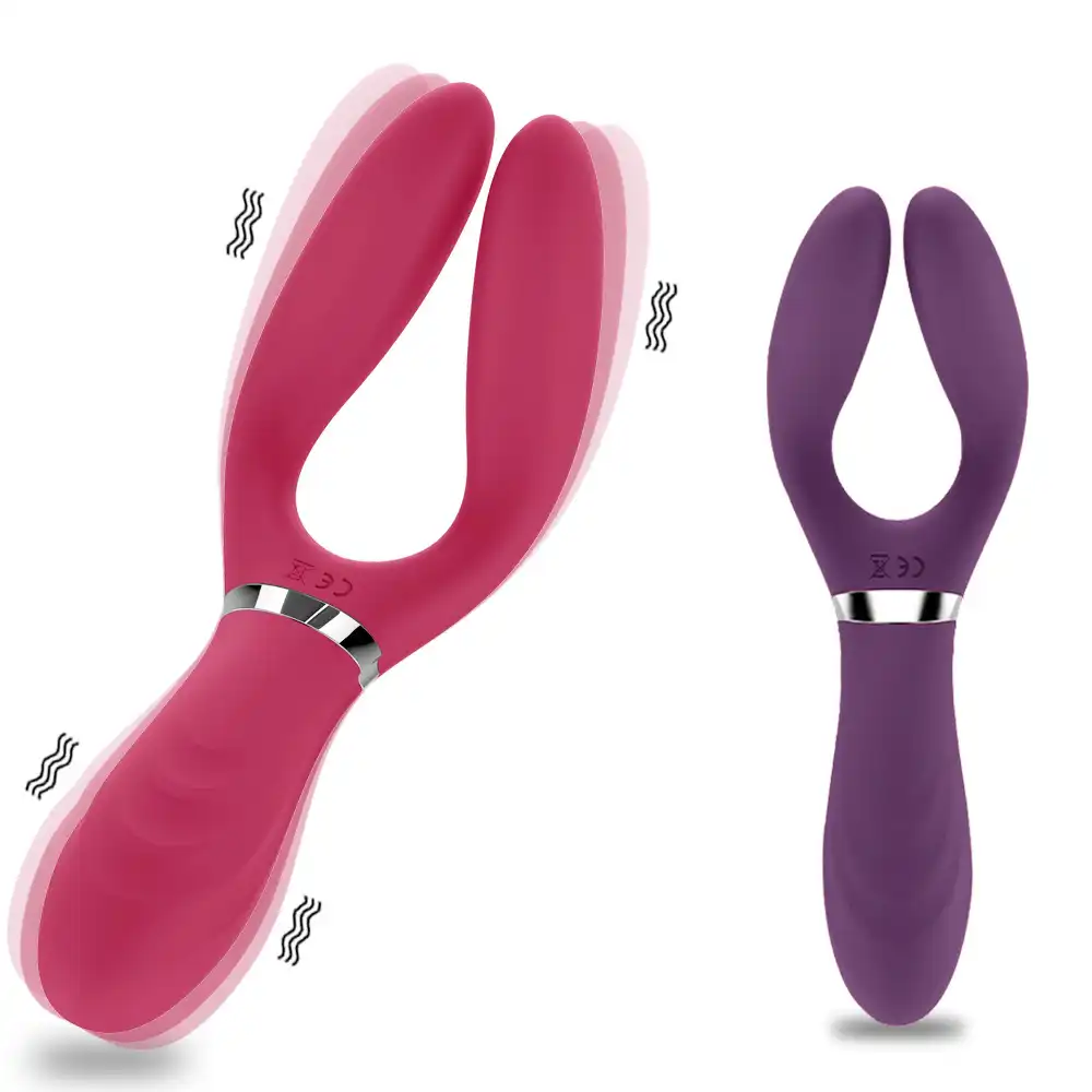Red Y-type vibrator rechargeable