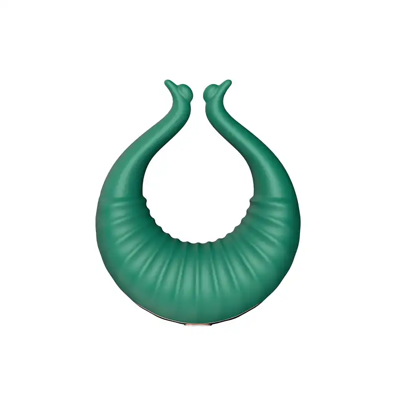 Green double-headed couples vibrator