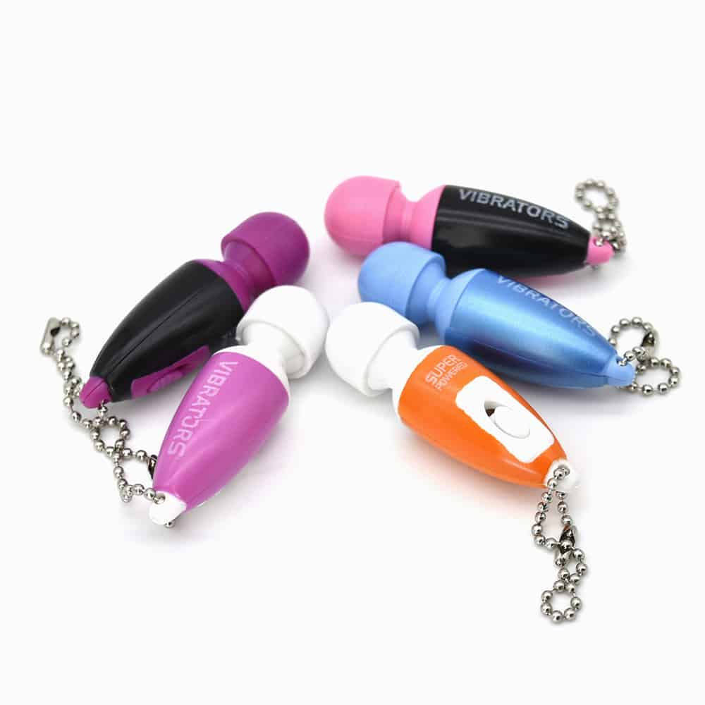 Cheap price key ring wand vibrator