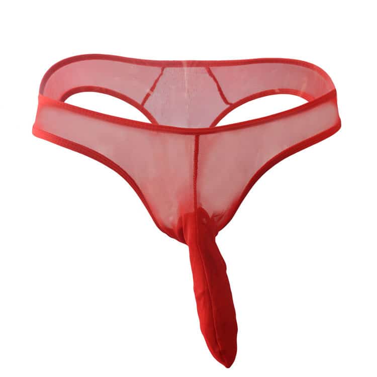 Red Hose Thong