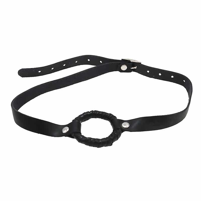 Black Open Mouth Ring Gag CQ-LM009