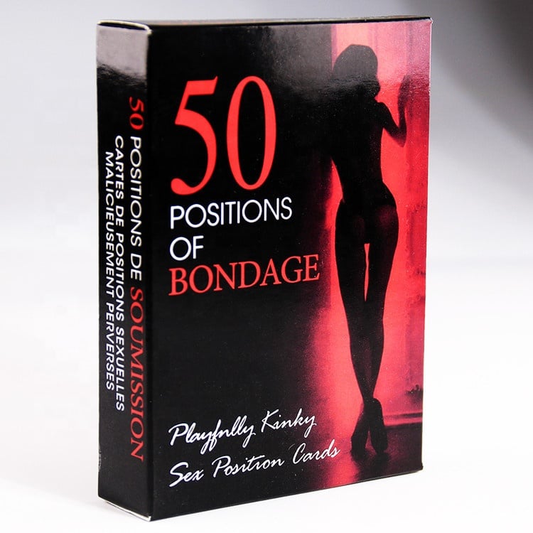 Bondage positions card