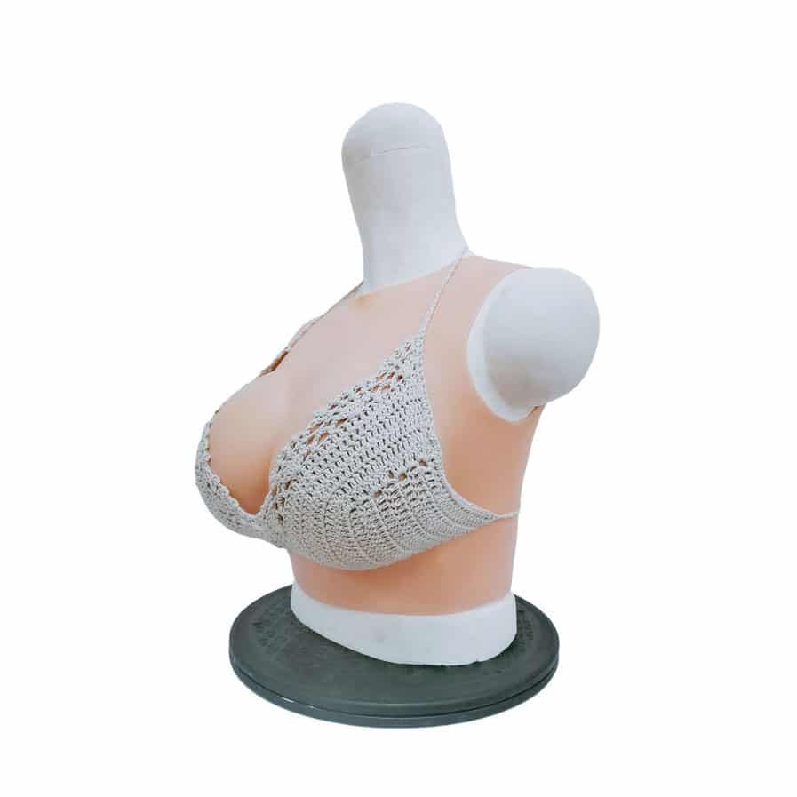 Silicone MTF Breast Breastplate Without Neck Coverage BJ-YR