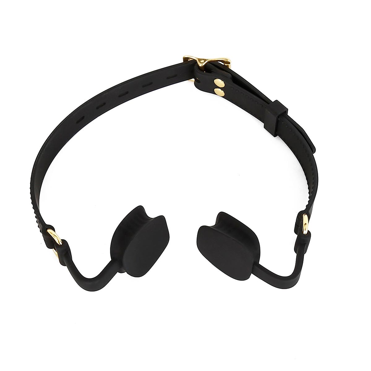 Silicone and Leather Open Mouth Gag LY-222000122