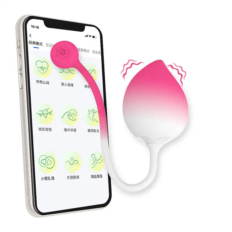 Peach app-controlled vibrator