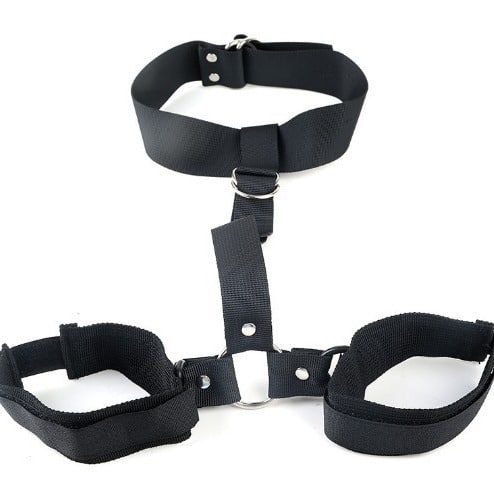 Handcuffs and Neck Cuffs for Bondage Restraint