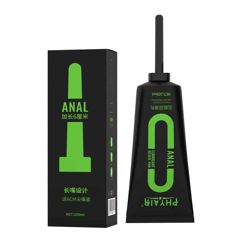 Black bottle lubricant 200ml for anal