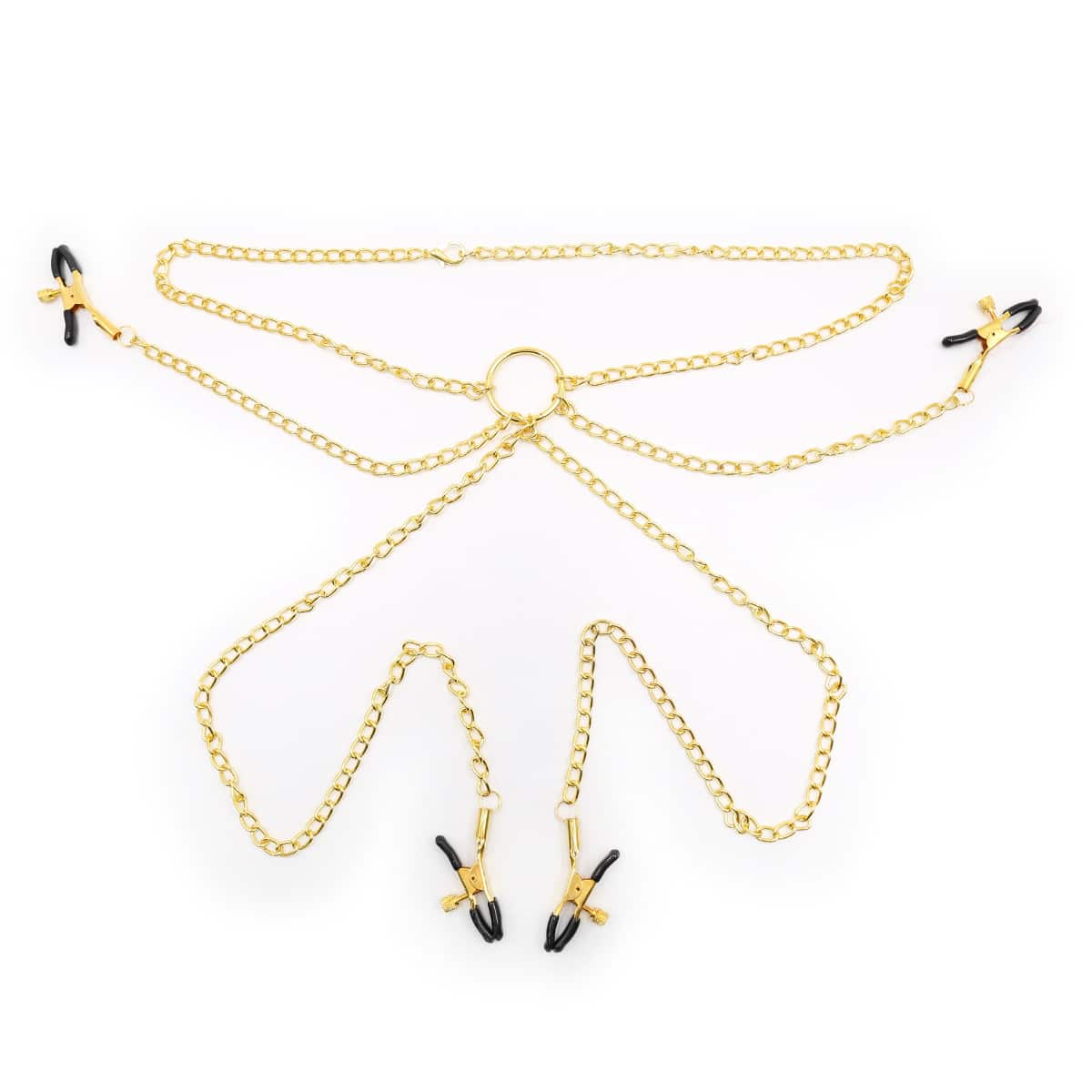 Collared Nipple and Labia Clamp Set