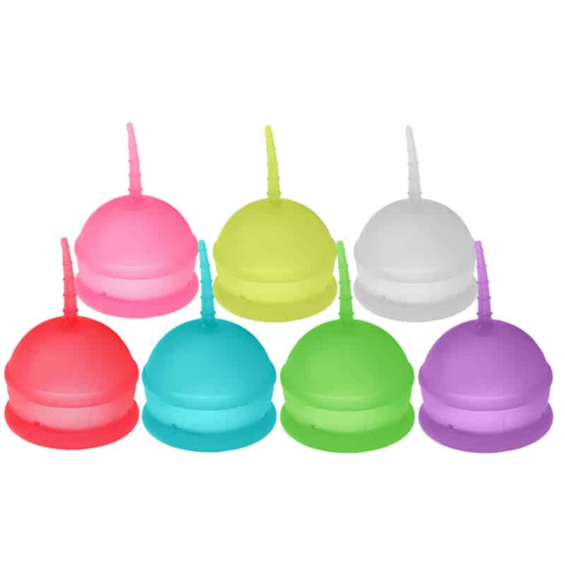 Multi color options Menstrual cups