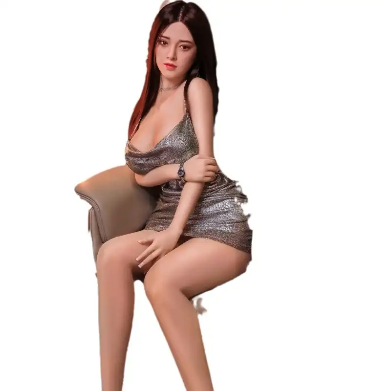 European face 100cm high mini silicone sex doll