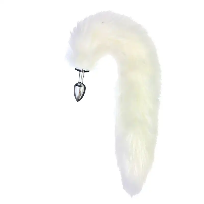 Glow In Dark Fox Tail Anal Plug
