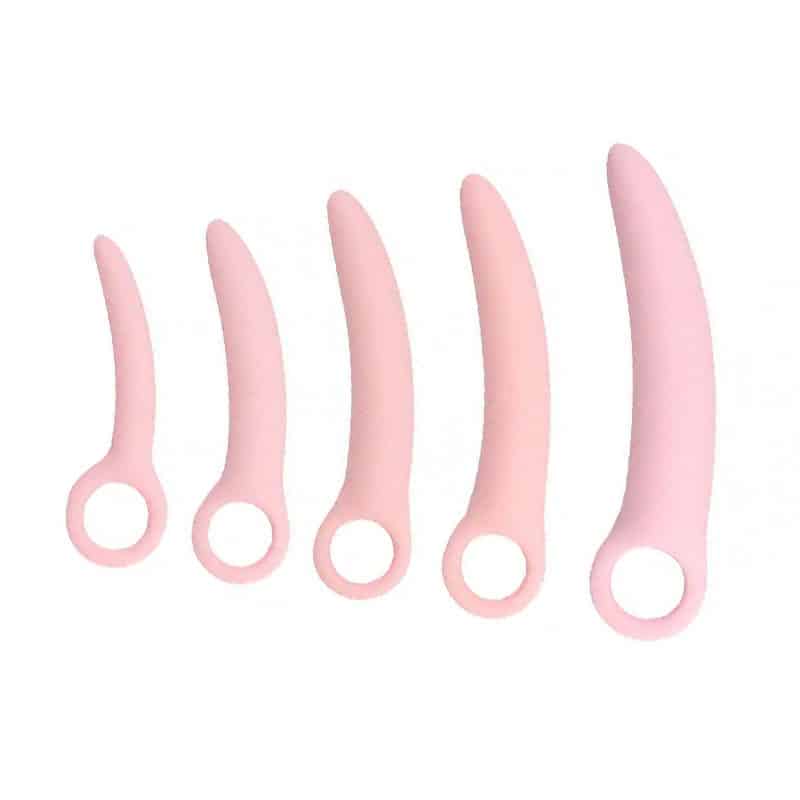 Pink 5 pcs vaginal dilators kit