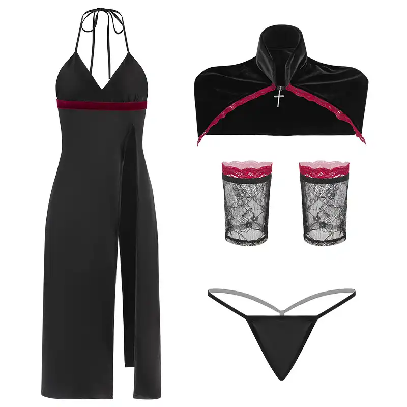 Black sexy witch costume