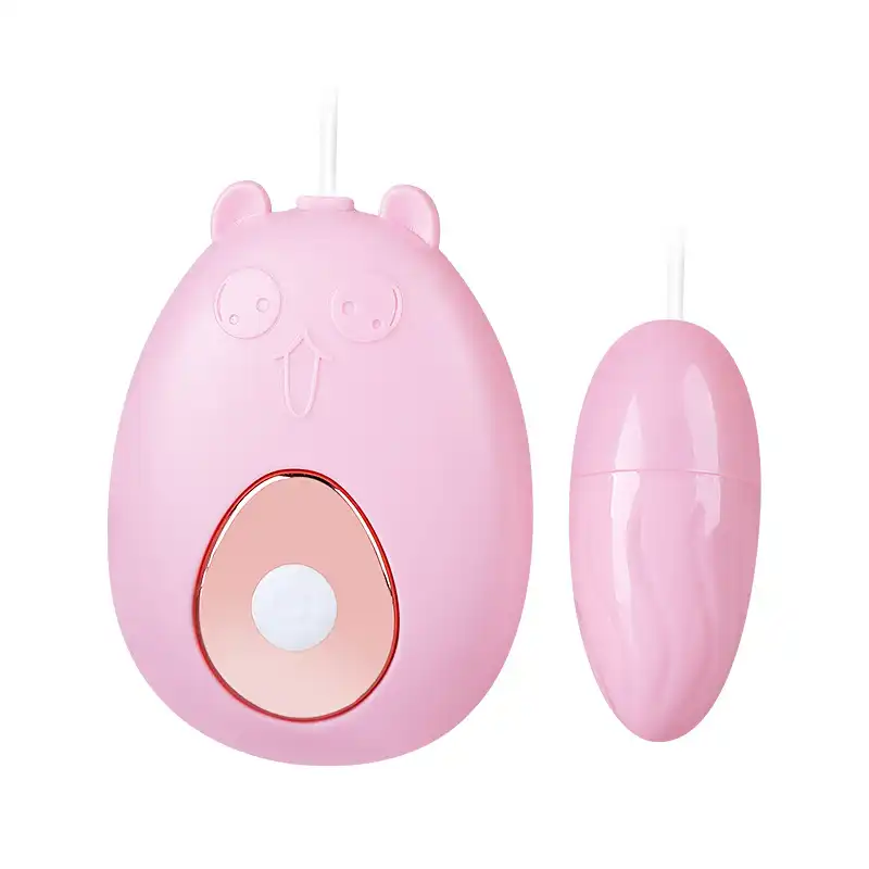 Pink bear-appearance remote control vibrator