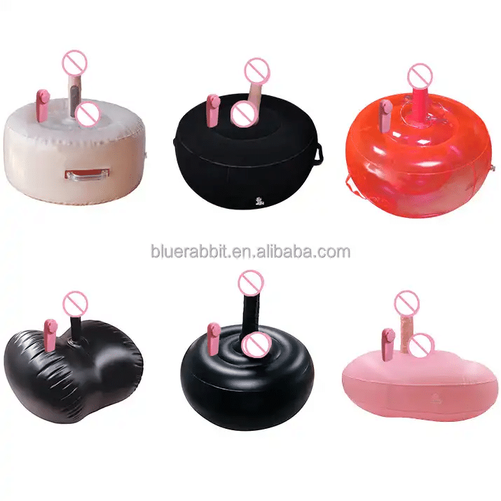 Inflatable Sex Chair with Vibrating Dildo