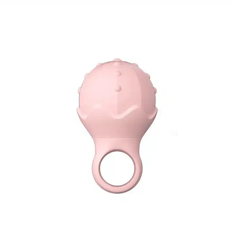 Pink finger vibration massager