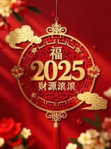 Greeting for new 2025