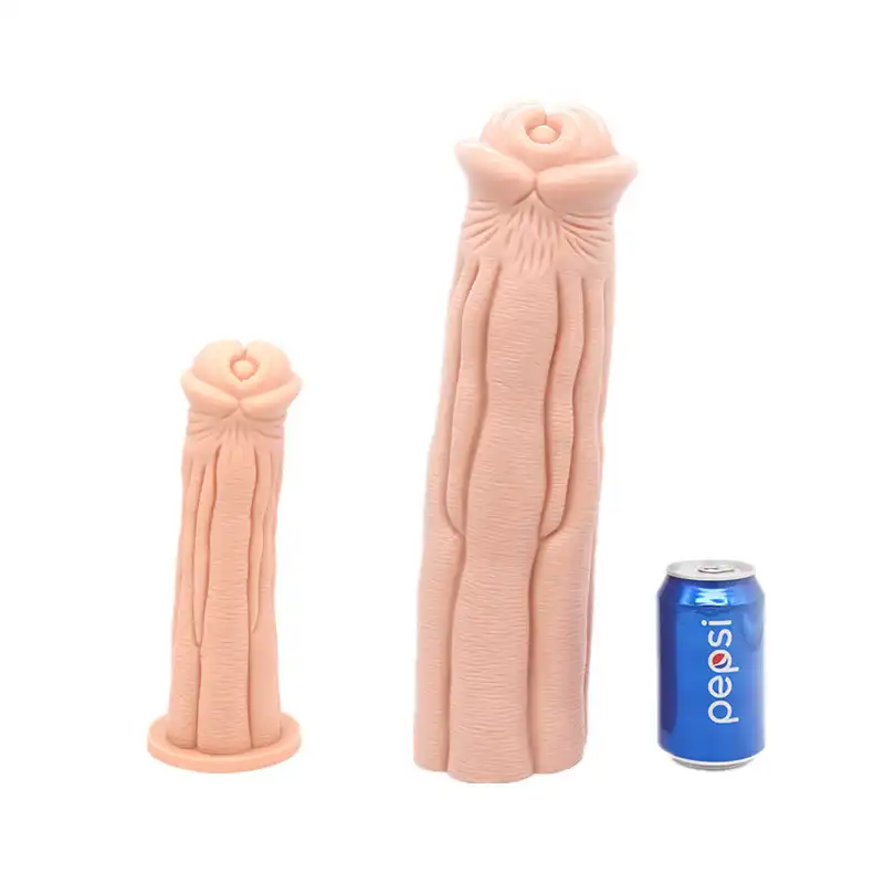 Flesh long dildo