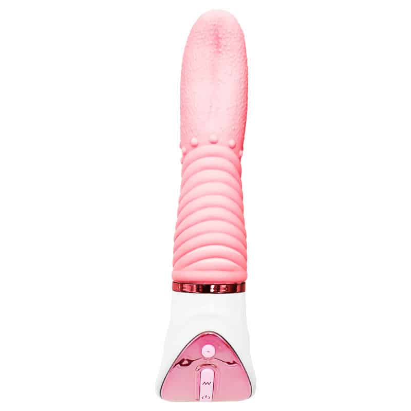 vibrating tongue dildo