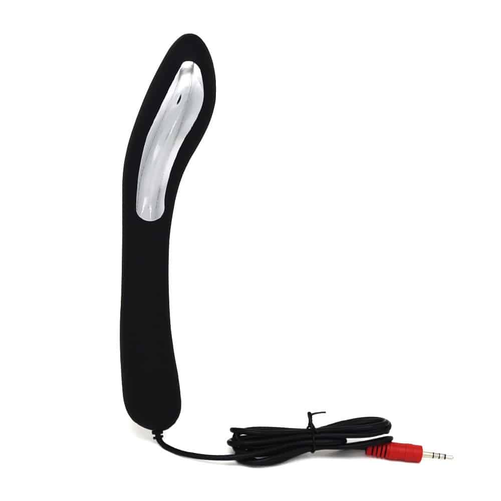 Black G-spot electric shock vibrator