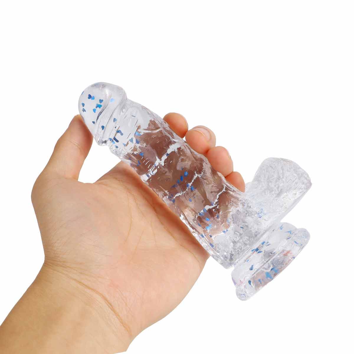 Transparent TPE small dildo JY-YL19011