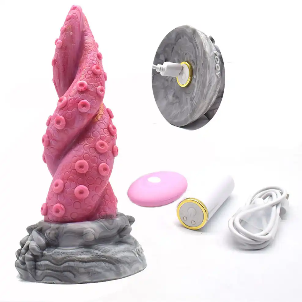 Vibrating tentacle dildo